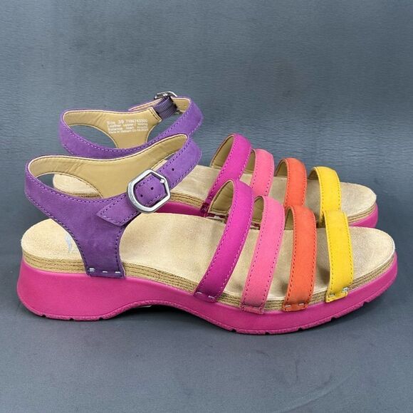 Dansko Roxie Multi Milled Nubuck Sandal womens size 8.5 (39) - Picture 1 of 9